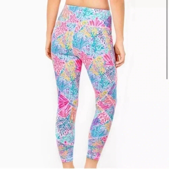NWT Lilly Pulitzer Weekender High Rise Leggings Splash dance Size Small - Picture 3 of 11